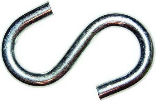 Крючок S-образный М10, цинк (упак/2шт)