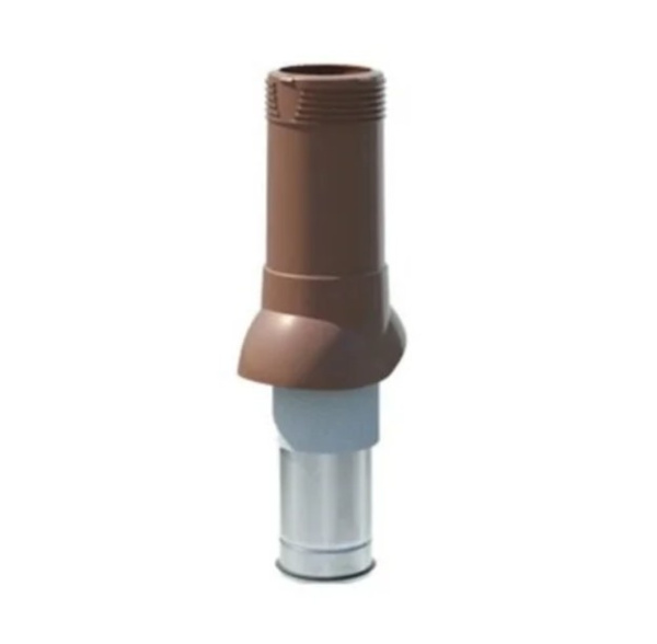 Выход вентиляционный изолированный ТехноНИКОЛЬ D125/160 коричневый в Минске - изображение Изображение: выход вентиляционный изолированный технониколь d125/160 коричневый в Минске