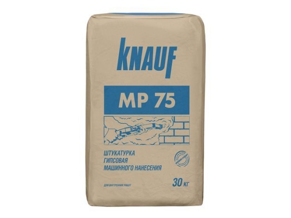 Штукатурка защ.отд. серая В М  гипсовая 1СС  1,25 "КНАУФ-МП75"  30кг (1пд/40 меш)   РБ в Минске - картинка Картинка: штукатурка защ.отд. серая в м  гипсовая 1сс  1,25 "кнауф-мп75"  30кг (1пд/40 меш)   рб в Минске