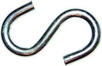 Крючок S-образный М10, цинк (упак/2шт)