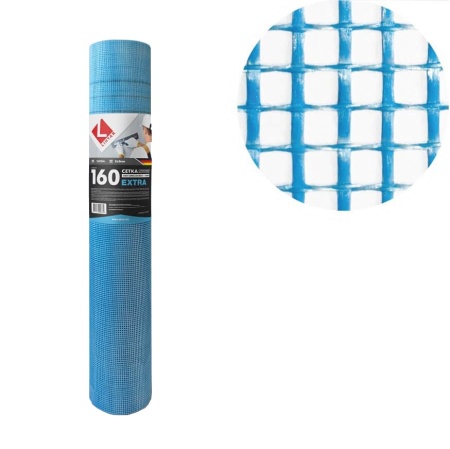 Изображение: стеклосетка 160 ячейка 5х5; 1х50м, fassade standart т.м.lihtar в Минске