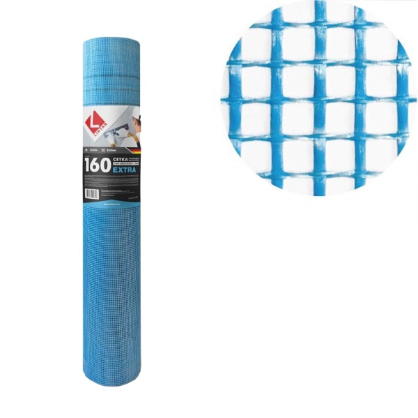 Стеклосетка 160 ячейка 5х5; 1х50м, Fassade Standart т.м.LIHTAR в Минске - изображение Изображение: стеклосетка 160 ячейка 5х5; 1х50м, fassade standart т.м.lihtar в Минске