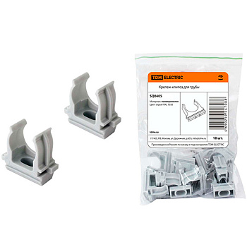 Картинка: крепеж-клипса для трубы 25мм (упак.10шт) tdm   в Минске