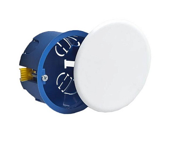 Коробка ГСК распр. с/п d=80мм,h=45 мм (пласт.лапки) (упак 90шт) т.м.Кабельмаркет в Минске - картинка Картинка: коробка гск распр. с/п d=80мм,h=45 мм (пласт.лапки) (упак 90шт) т.м.кабельмаркет в Минске