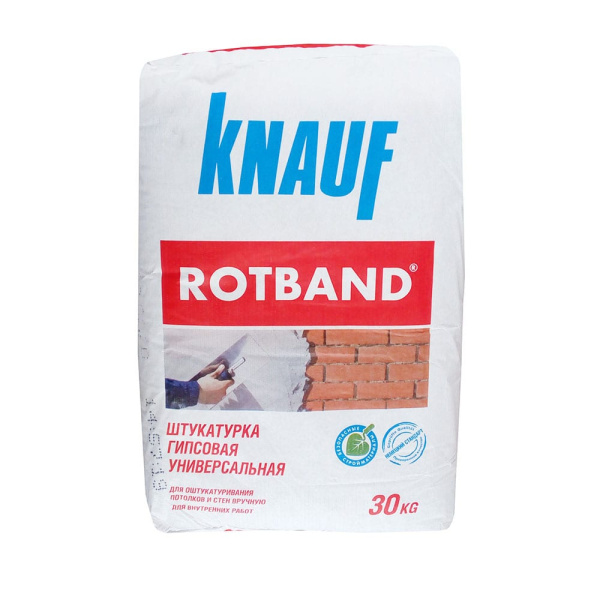 Штукатурка защ.отд. серая  ВМ  гипсовая 1СС 1,25 "КНАУФ-Ротбанд "  30кг (1пд/40шт)  РБ в Минске - изображение Изображение: штукатурка защ.отд. серая  вм  гипсовая 1сс 1,25 "кнауф-ротбанд "  30кг (1пд/40шт)  рб в Минске