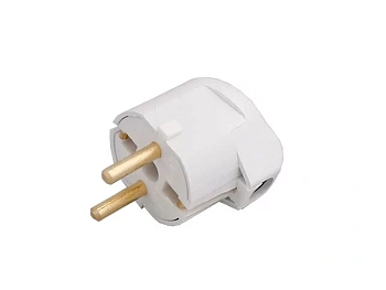 Вилка  угловая (с/з, 16А, 250В) белая, BYLECTRICA (Осв от НДС согл подп 1.16 пункта 1 ст.118 НК РБ) в Минске - картинка Картинка: вилка  угловая (с/з, 16а, 250в) белая, bylectrica (осв от ндс согл подп 1.16 пункта 1 ст.118 нк рб) в Минске