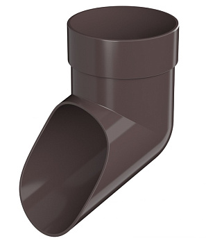 Картинка: слив трубы тн оптима коричневый ral 8019 в Минске