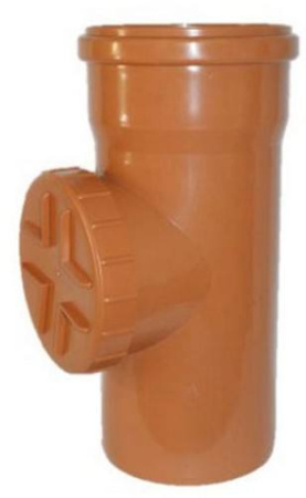 Изображение: прочистка кан. пп 110 с разделителем кирпично-красный (ral8004) armakan в Минске