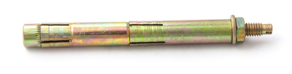 Болт анкерный 12х120мм с гайкой, двухраспорный (с этик.1шт) 