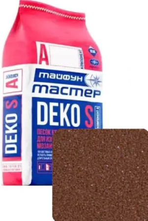 Изображение: песок кварцевый коричневый а4 "тайфун мастер" deko s (мешок 5,4кг) в Минске