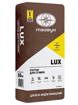 Картинка: смесь для стяжек цементная "люкс" меш25кг в Минске