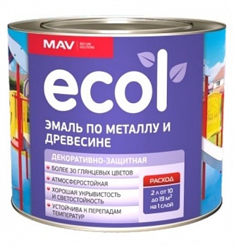 Эмаль ECOL по металлу и древесине (ПФ-115) лимонная глянцевая 2,4л (2кг) , код ОКП РБ 20.30.12.290 в Минске - картинка Картинка: эмаль ecol по металлу и древесине (пф-115) лимонная глянцевая 2,4л (2кг) , код окп рб 20.30.12.290 в Минске