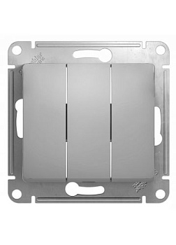 Выключатель Glossa GSL000331 3-кл., алюм. т.м.Schneider Electric в Минске - картинка Картинка: выключатель glossa gsl000331 3-кл., алюм. т.м.schneider electric в Минске