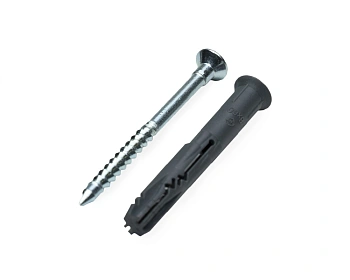 Дюбель быстрого монтажа с гвоздевым шурупом, потай 8х60, п/п, ЕКТ (упак/100шт) 