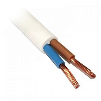 Кабель (провод) ПВС 2х1,0 ГОСТ (50м),белый TDM в Минске - картинка Картинка: кабель (провод) пвс 2х1,0 гост (50м),белый tdm в Минске