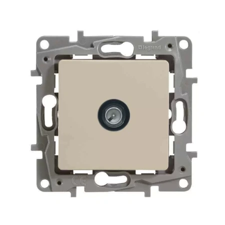 Изображение: розетка tv звезда 2дб (слоновая кость) etika в Минске