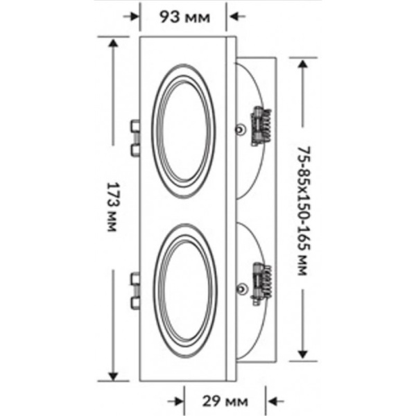 Светильник встраиваемый ULTRA F120 в Минске - изображение Изображение: светильник встраиваемый ultra f120 в Минске