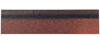 Картинка: черепица гибкая технониколь коньково-карнизная, красный оптима (5 м2/уп)    в Минске