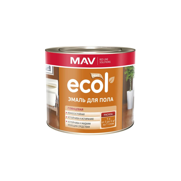 Эмаль ECOL для пола (ПФ-266) светло-коричневая-1 глянцевая 1,0л (0,9кг) в Минске - изображение Изображение: эмаль ecol для пола (пф-266) светло-коричневая-1 глянцевая 1,0л (0,9кг) в Минске