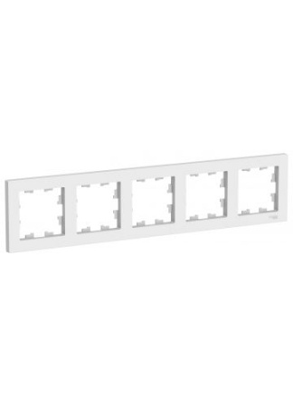 Рамка AtlasDesign 5-пост, (бел) т.м.AtlasDesign в Минске - изображение Изображение: рамка atlasdesign 5-пост, (бел) т.м.atlasdesign в Минске