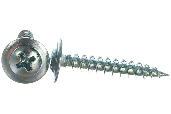 Шуруп для тонких пластин с прессшайбой WF-4213 (упак/1000шт.) Шуруп для тонких пластин с прессшайбой WF-4213 (упак/1000шт.)