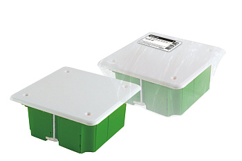 Коробка распаячная СП 92х92х45мм крышка, метал.лапки,IP20  TDM в Минске - картинка Картинка: коробка распаячная сп 92х92х45мм крышка, метал.лапки,ip20  tdm в Минске