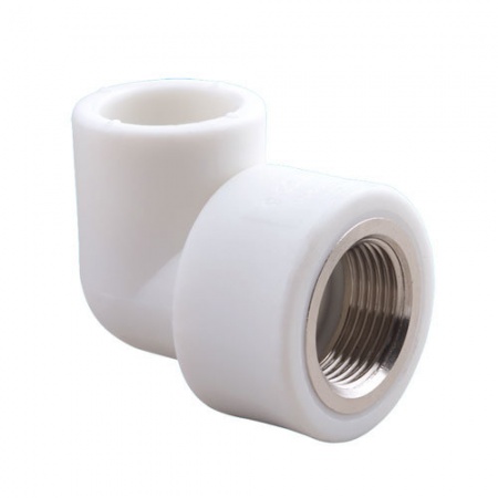 Изображение: угол комбинир. вр 25х3/4 90  (белый) 4404fp (рф) в Минске