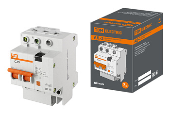 Картинка: автоматы дифференциальные  ад -2 2р 25а tdm (30м) в Минске
