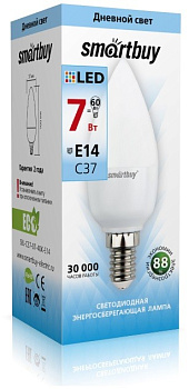 Лампа Светодиодная (LED) Smartbuy-C37-07W/4000/E14 в Минске - картинка Картинка: лампа светодиодная (led) smartbuy-c37-07w/4000/e14 в Минске